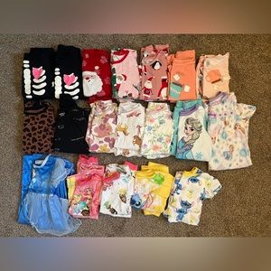 2T toddler girl pajamas